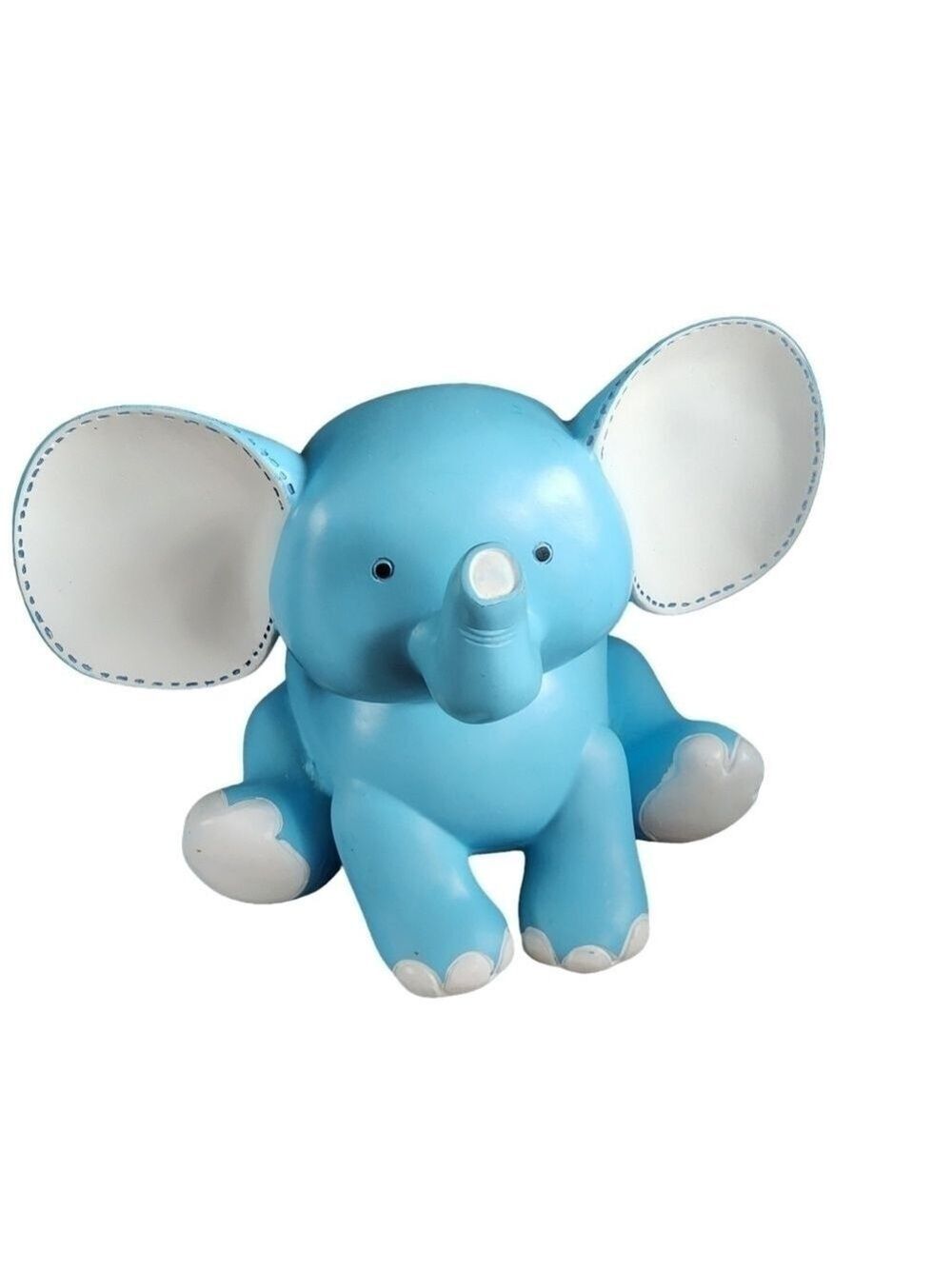 Burton + Burton Blue Elephant planter nursery resin baby decor